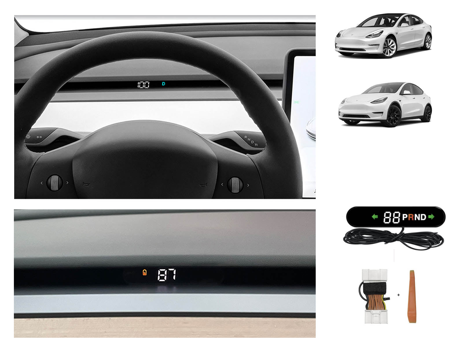 Tesla Model 3&Y: Dashboard Upgrade Module with Instrument Display - Torque  Alliance