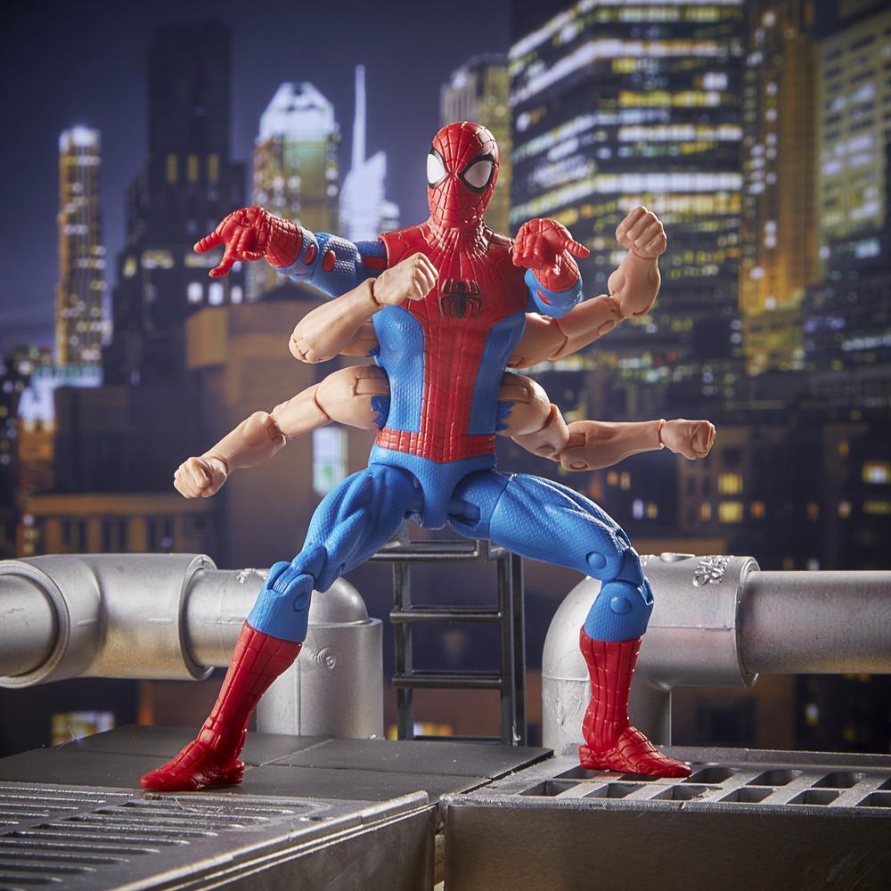 six armed spider man marvel legends