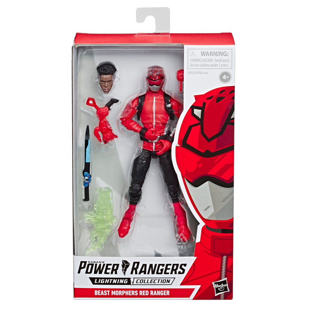 Power Rangers Lightning Collection Beast Morphers Red Ranger Figure