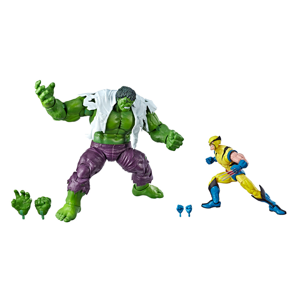 marvel legends wolverine hulk two pack