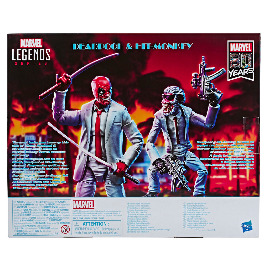 Marvel Legends Series 80th Anniversary Deadpool And Hit Monkey