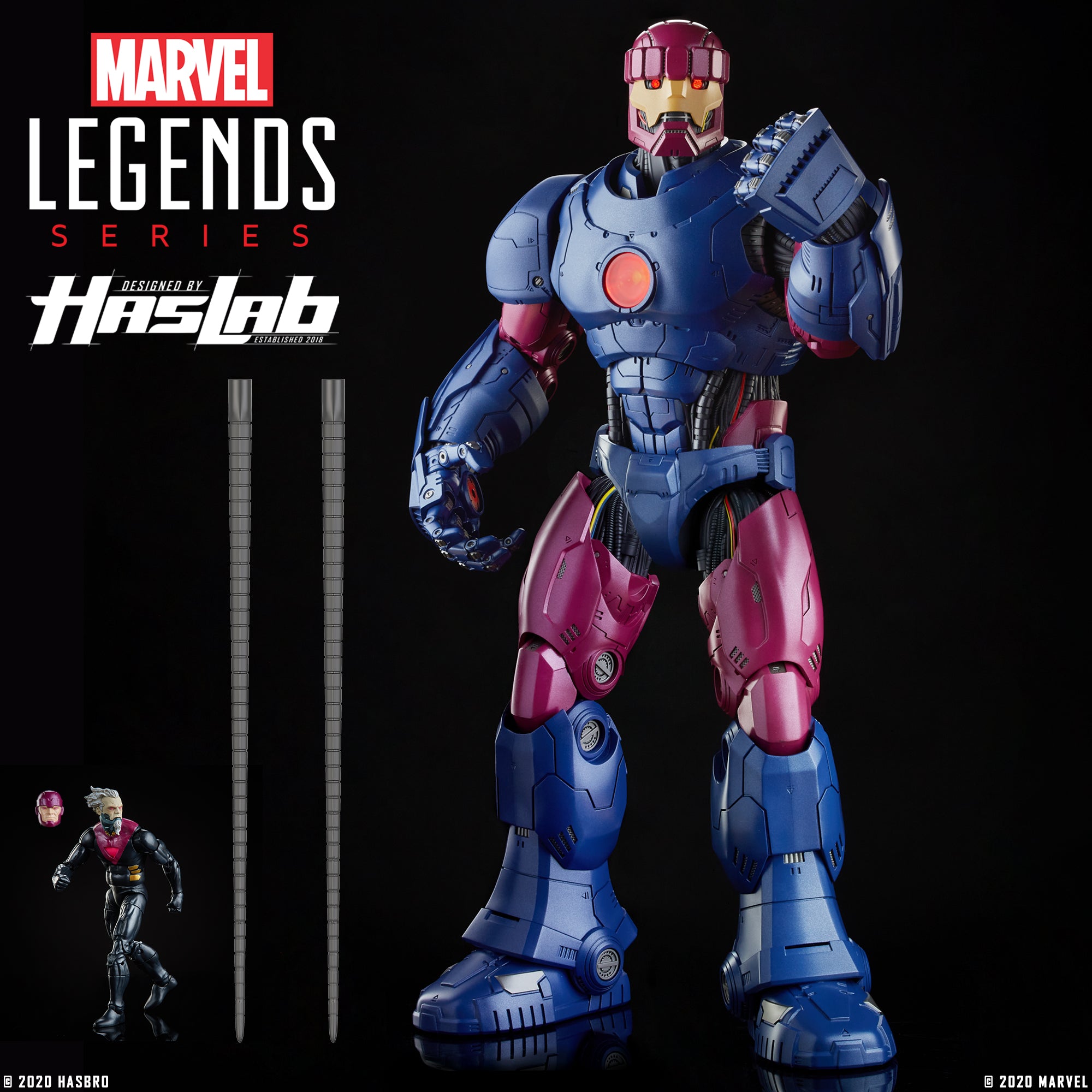 marvel legends series wolverine and sentinel