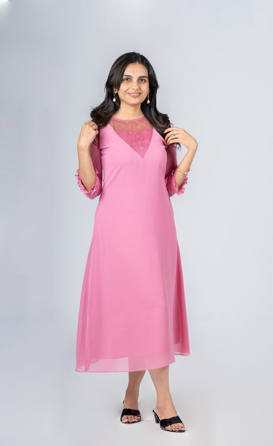 Laxmipati Collage Cotton Blush Pink Straight Cut Kurti – Laxmipati Sarees |  Sale