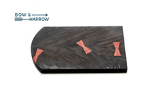 Load image into Gallery viewer, Rosewood Serving Tray with Padauk Bowties