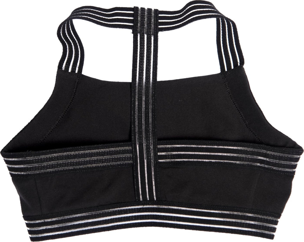 plain black sports bra