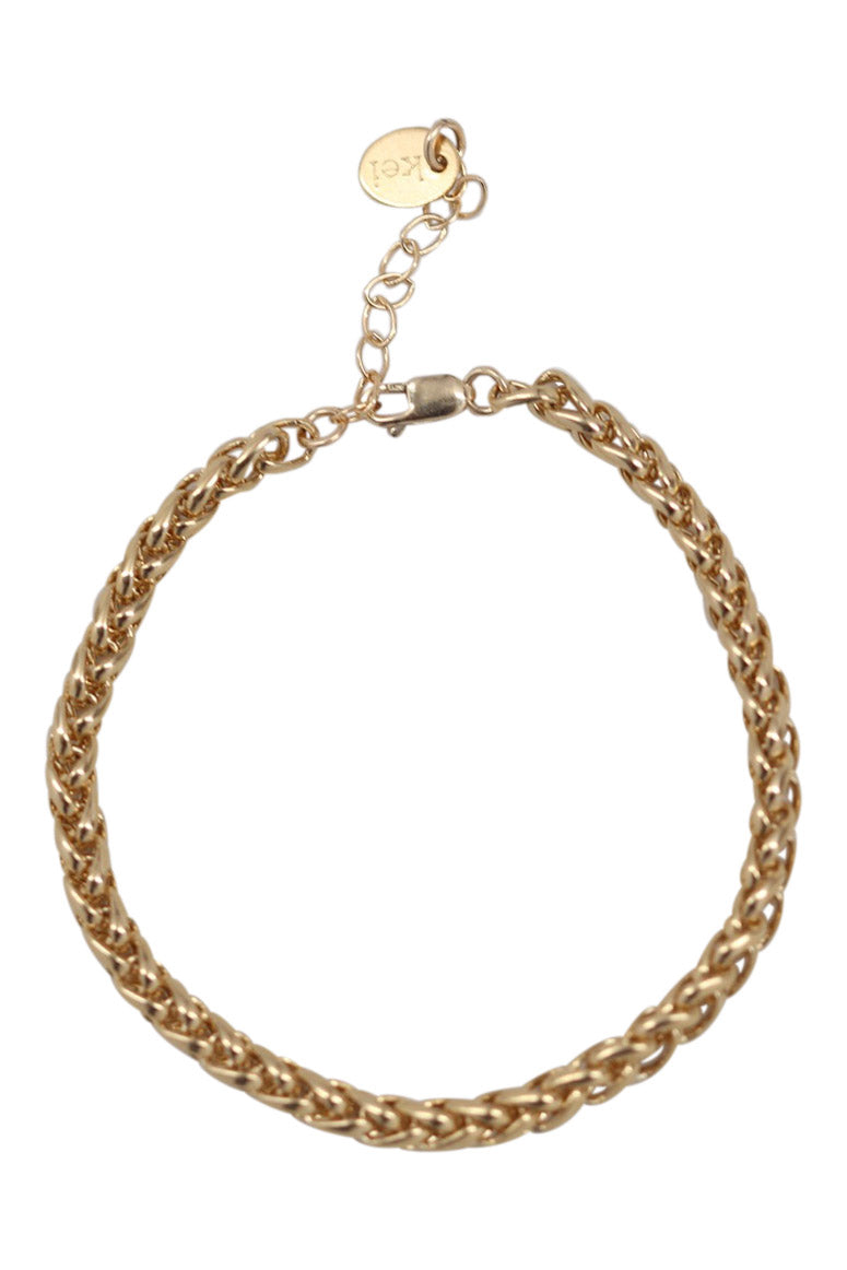 gold link bracelet – Kei Jewelry