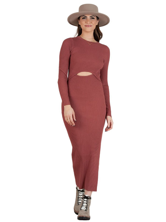 IVY SWEATER DRESS-MERLOT – Lucca Couture