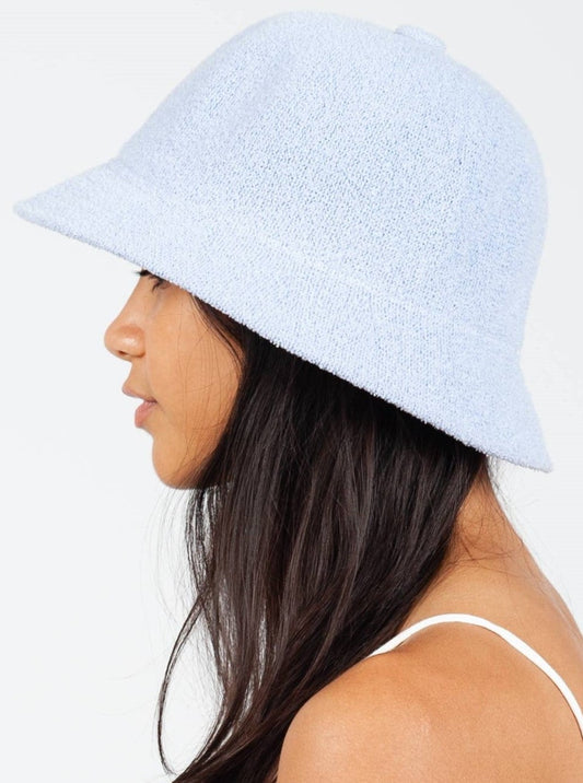 MESH DAISY BUCKET HAT-MINT