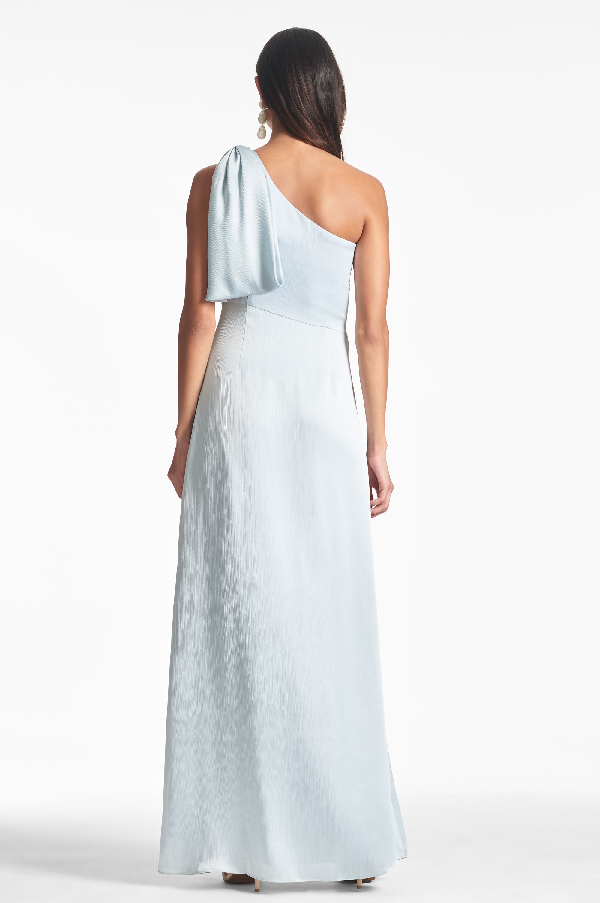 Solid Ice Blue Chelsea Gown | Sachin & Babi