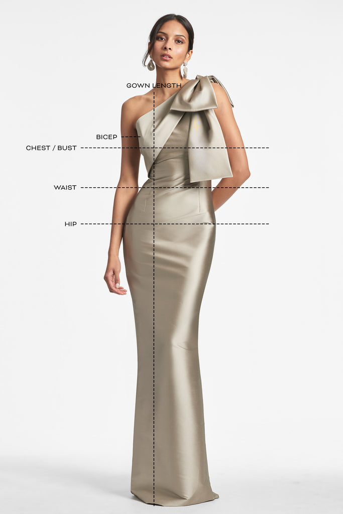 Designer full stitched slit dress in peach Color