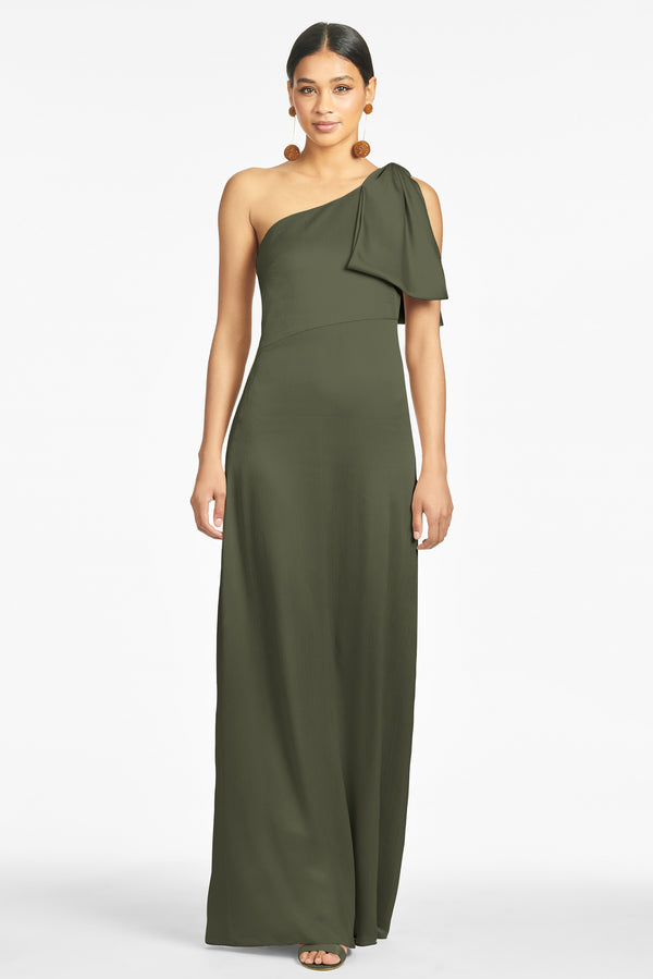 Rori Gown in Moss Magnolia - Sachin & Babi