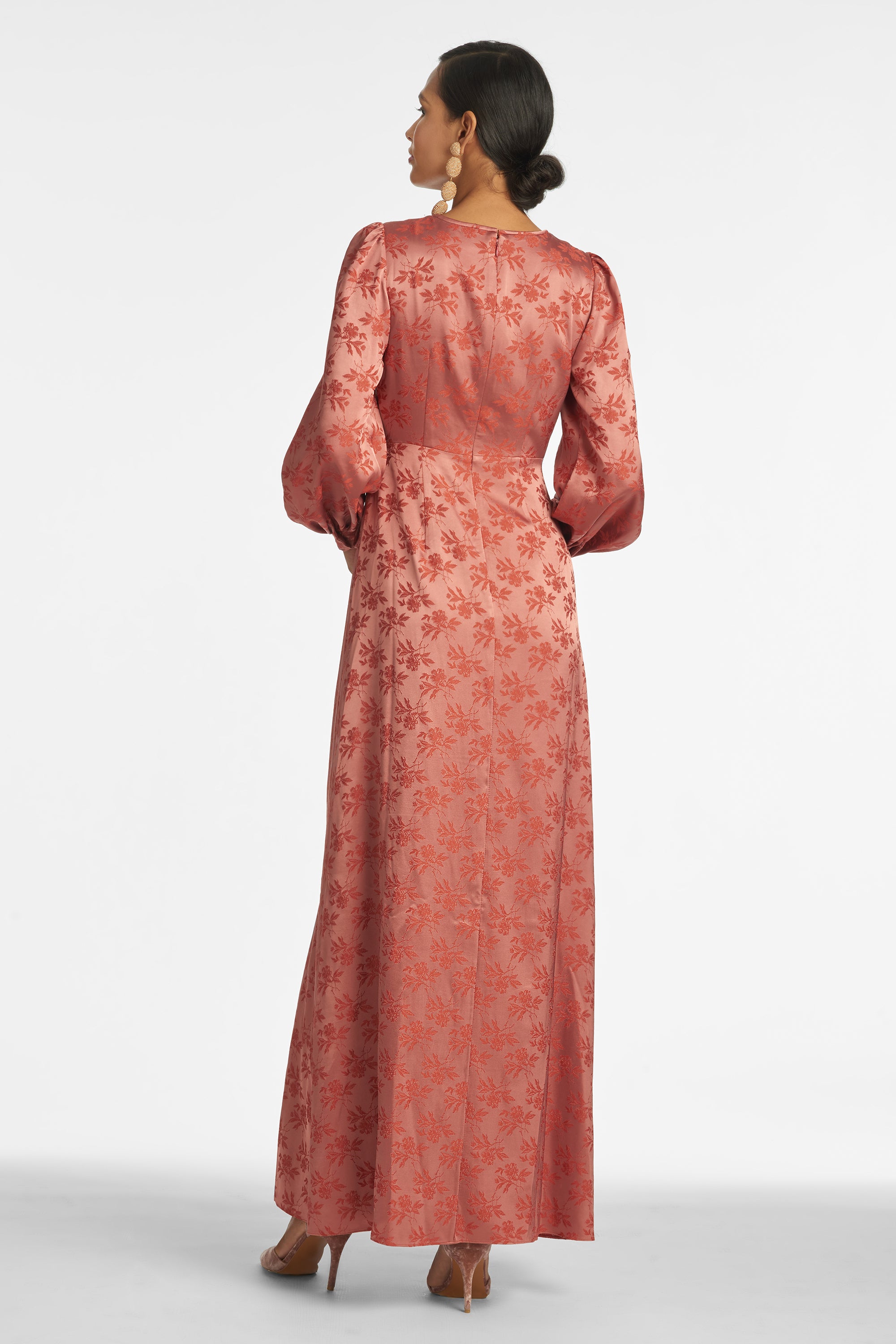 Dorothea Gown - Old Rose/Terracotta