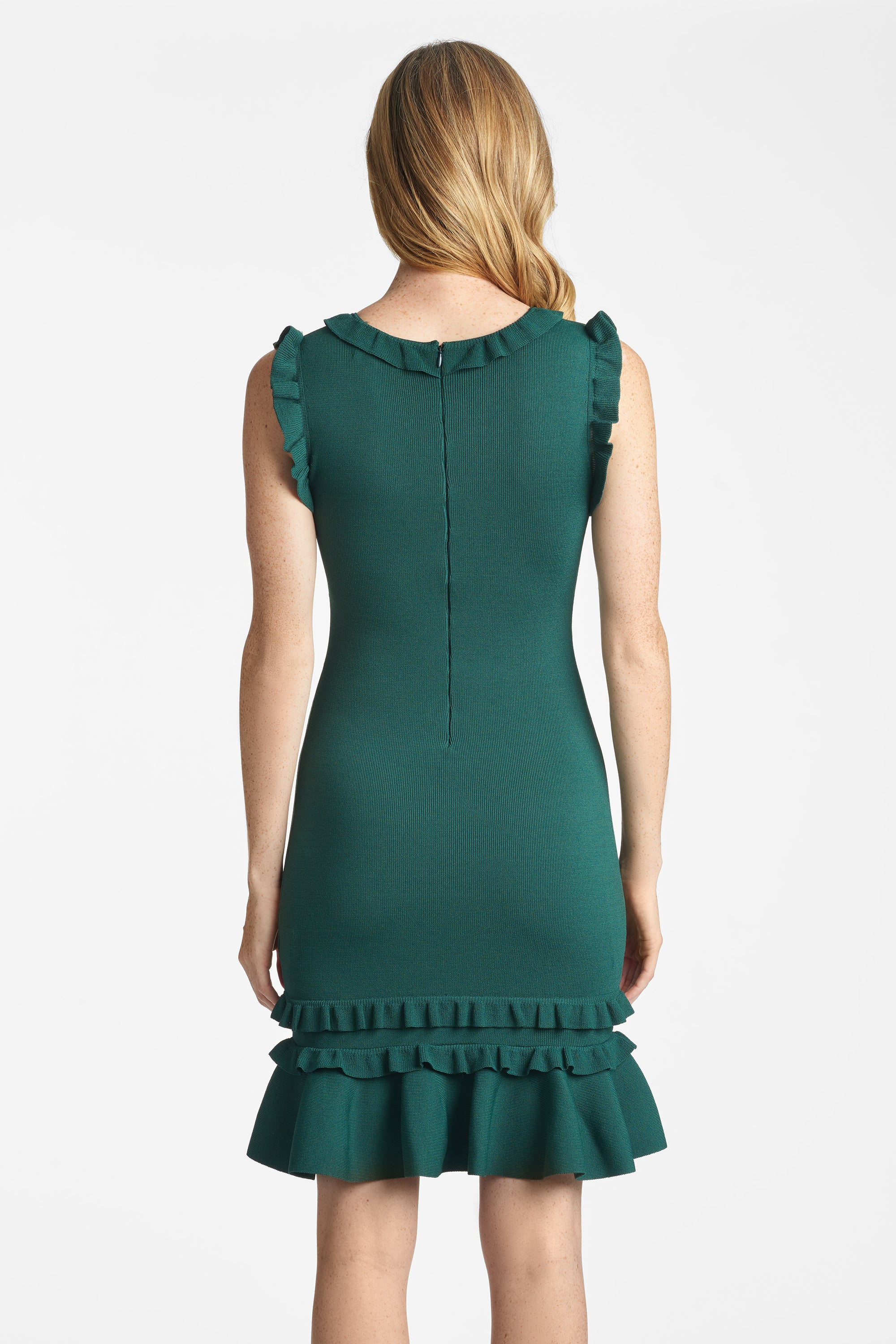 Priscilla Knit Dress - Dark Green