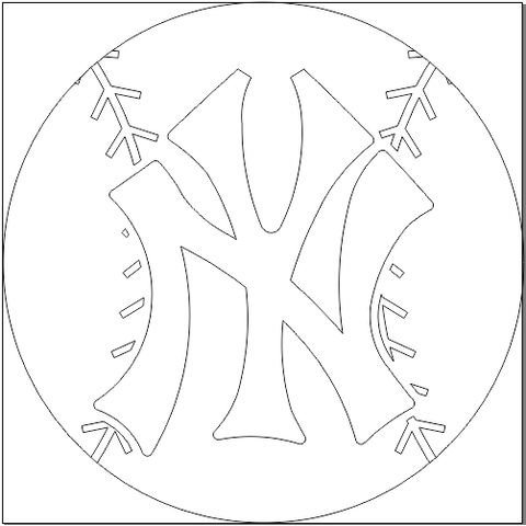 Yankee Team Coloring Pages