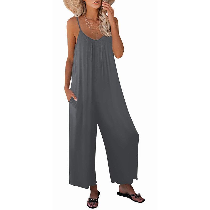 Ultimate Flowy Wide leg Jumpsuit with Pockets – My Comfy Blouse