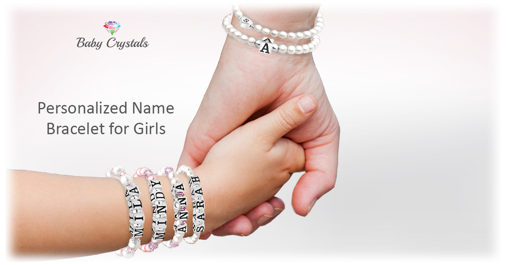 Custom Engraved Birthstone Charm Bracelets for Women