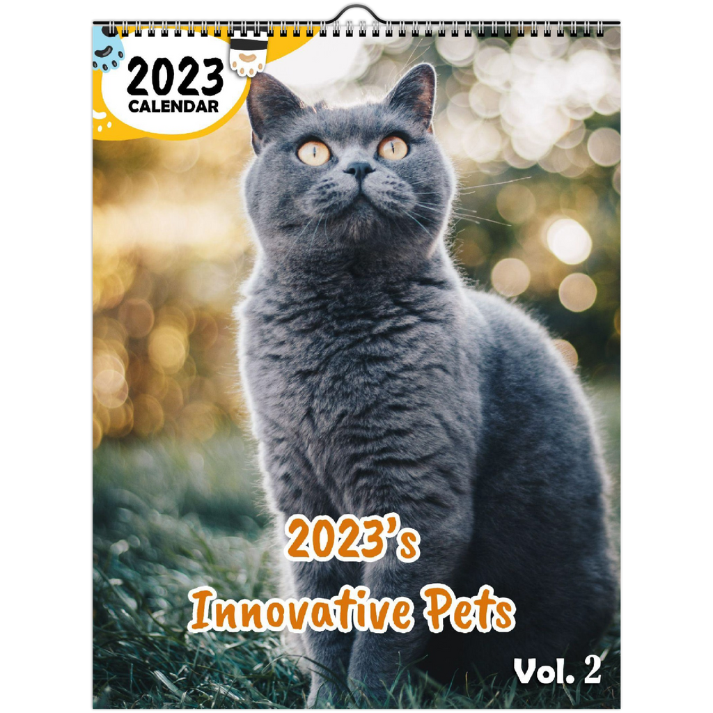 2023's Innovative Pets Volume Two 2023 Wall Calendar The Blissful Birder
