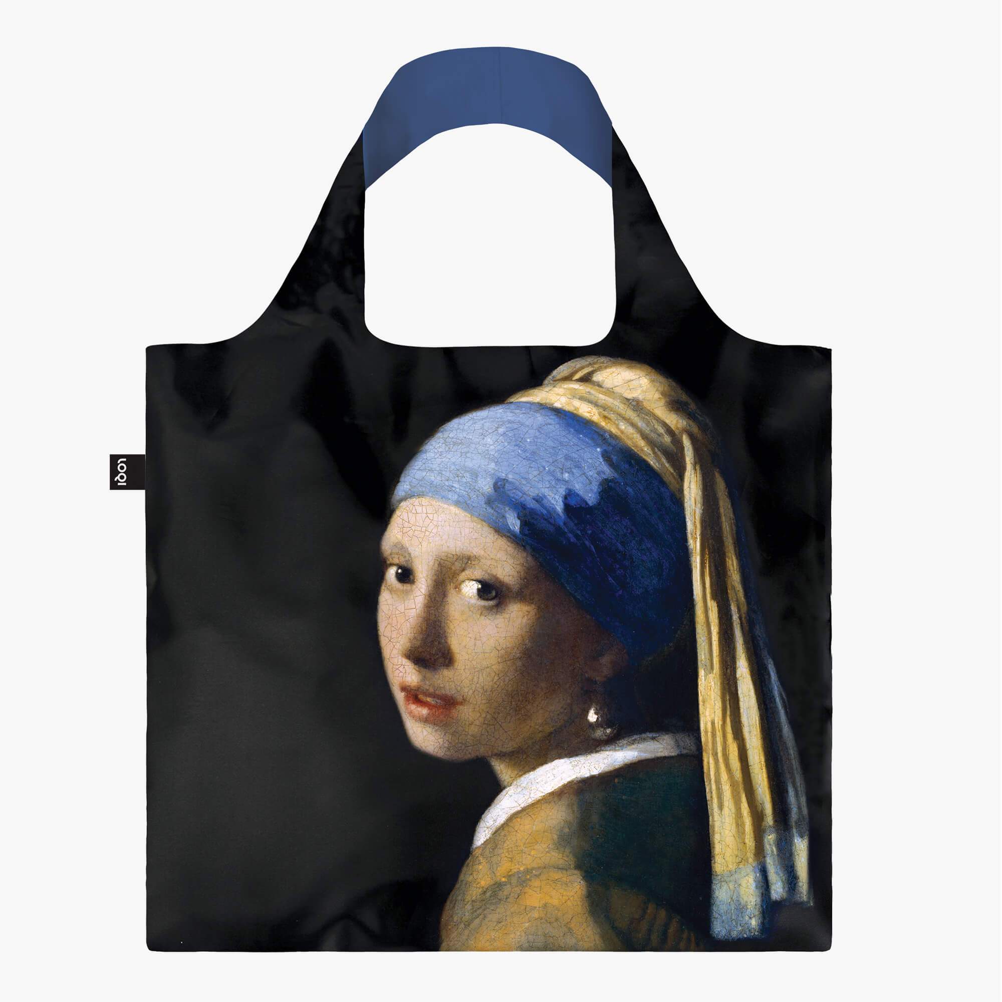 Hand-painted Designer Handbag: Girl with a Pearl Earring 