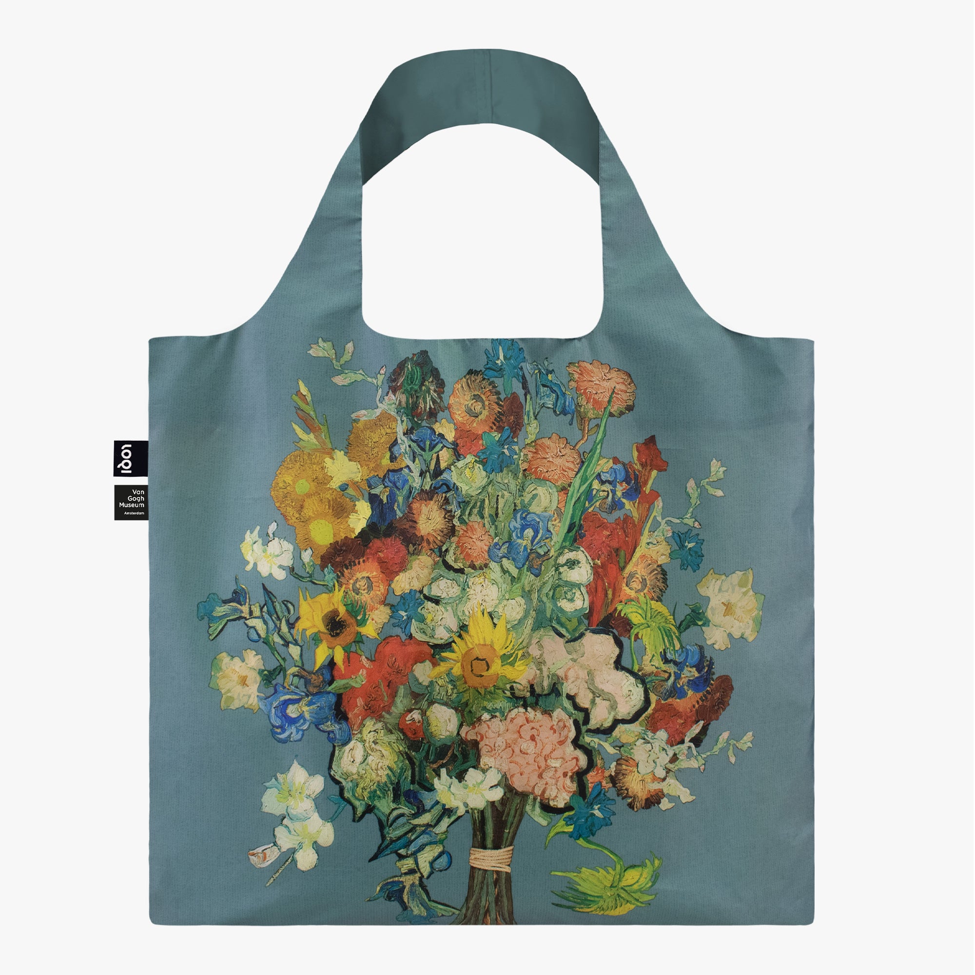 LOQI Museum Vincent Van Gogh A - Bolsa de compras reutilizable con  cipreses, campo de trigo