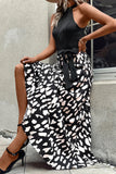 Alina Monochrome Print Dress