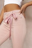 Thea Blush High Waist Jeans