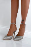 Beau Silver Glitter Shoes