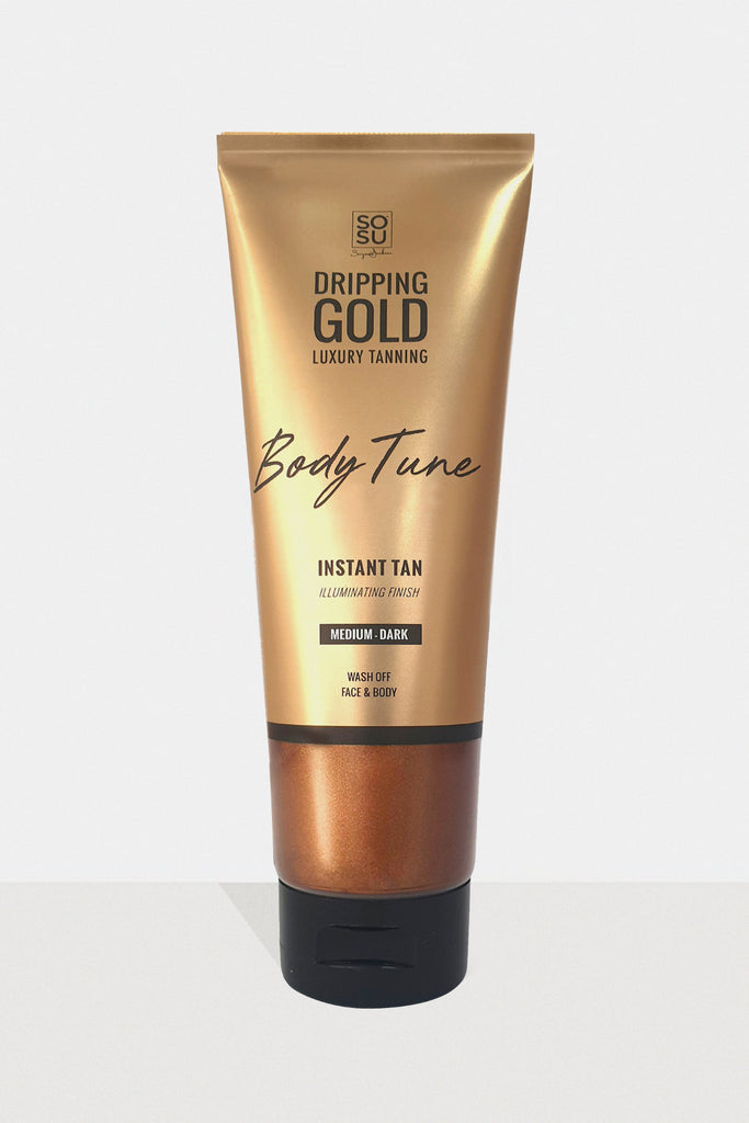 SOSU Dripping Gold Body Tune Medium - Dark Instant Tan