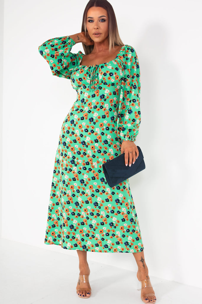 Dorothy Green Floral Midi Dress