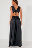 Kaiden Black Cut Out Maxi Dress