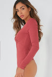 Laura Rose Ribbed Bodysuit