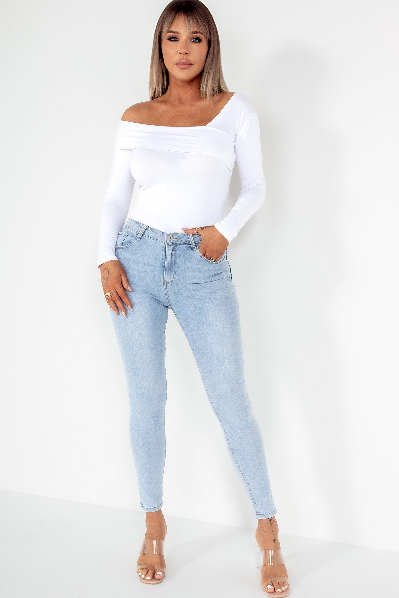 Daphne Blue Push up Skinny Jeans