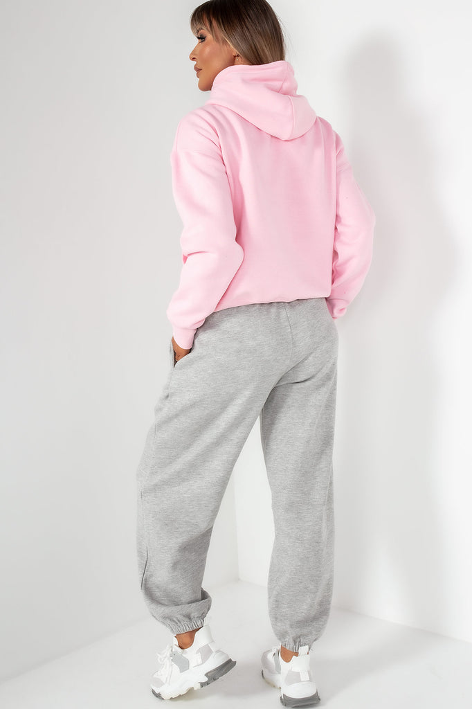 Lilah Pink 'East Hampton' Hoodie– 