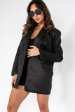 Mae Black Sparkle Blazer