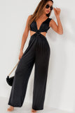 Skylar Black Cut Out Jumpsuit