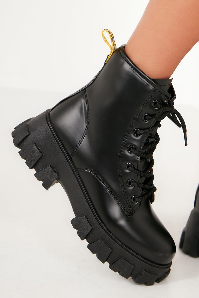 short chunky boots