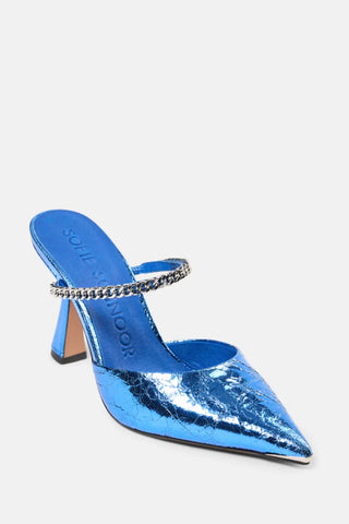 Sofie Schnoor stiletto, metallic blue, schad boutique