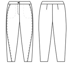 Papercut Twist Pants - Stonemountain & Daughter Fabrics