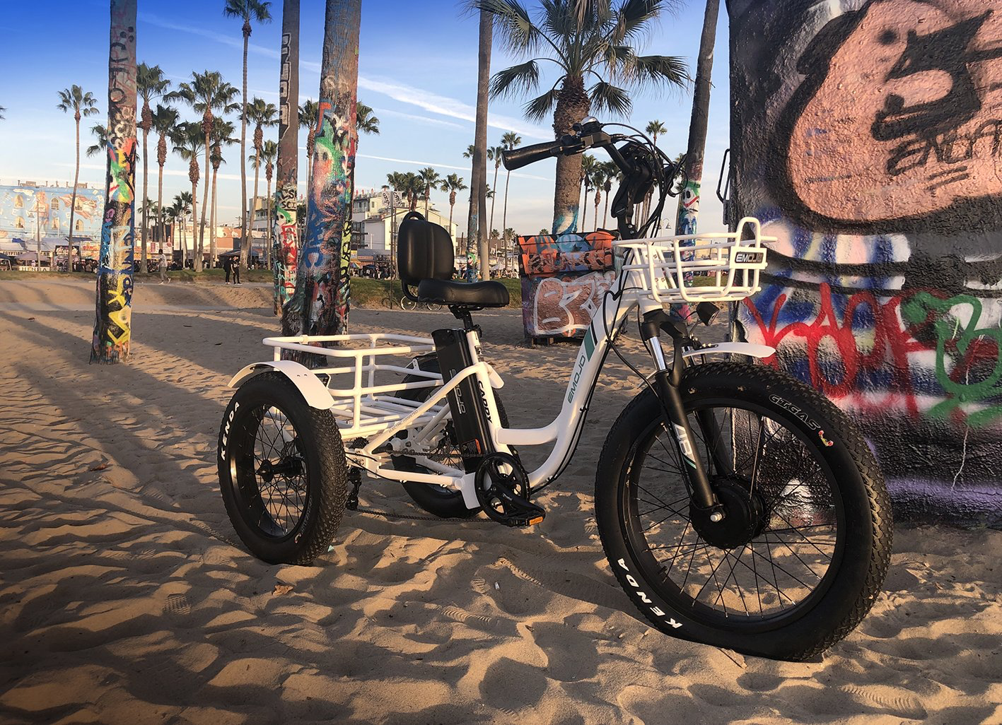 emojo caddy 48v 500w fat tire electric trike