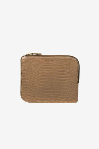 BRIE LEON, Curva Zip Pouch in PYTHON