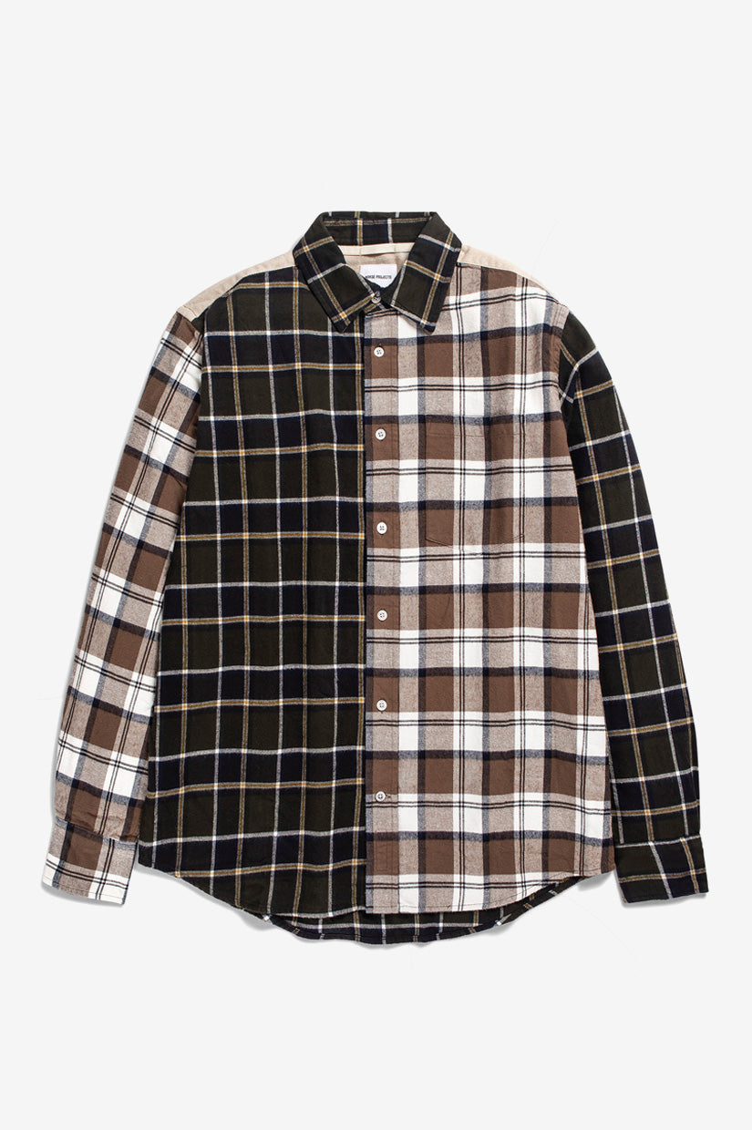 Norse Projects Algot Mixed Flannel Check - Green – Slick Willys