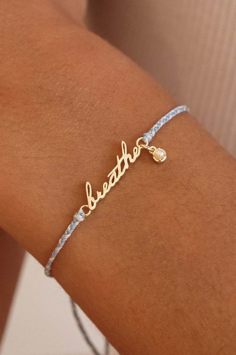By Charlotte Connect To The Universe Bracelet  Gold  Woven Esperance