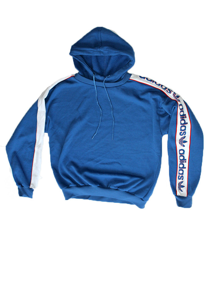 adidas logo on sleeve hoodie