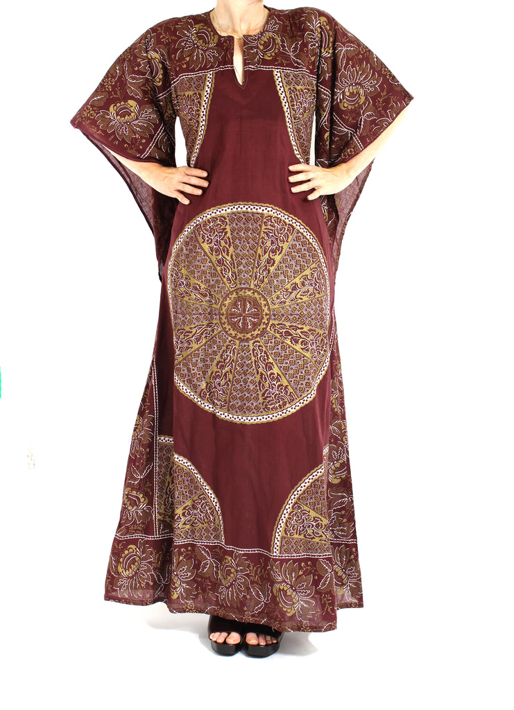 1970s kaftan dress