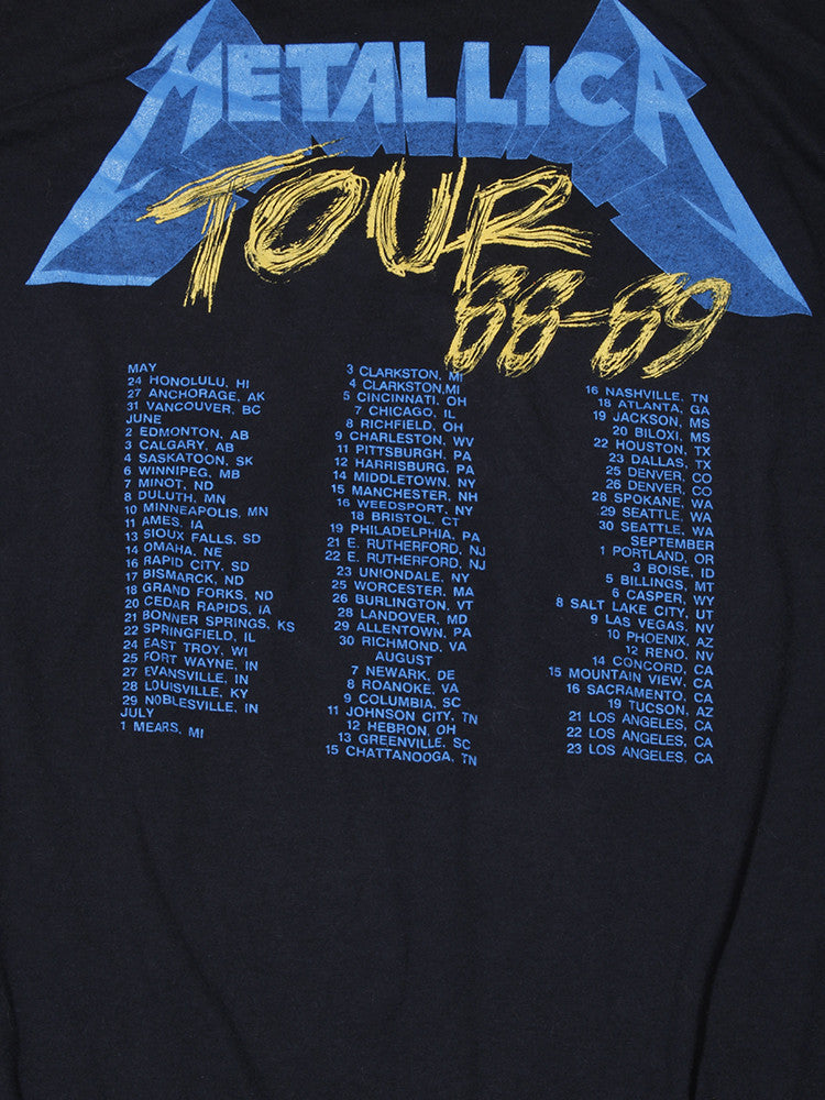 links band Integratie Metallica Justice For All Tour Vintage T-Shirt 1989 – Afterlife Boutique