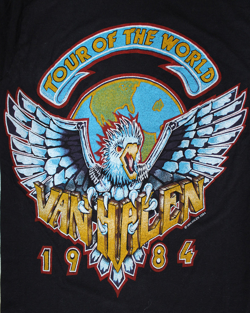 van halen tour of the world 1984 shirt