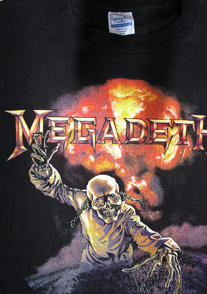 Snart tømmerflåde synge Vintage 80's Megadeth Cut T-shirt – Afterlife Boutique