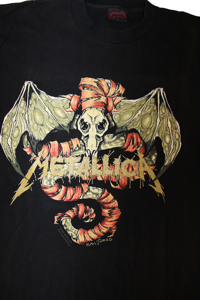 Vintage 90's Metallica Pushead 1992 T-Shirt ///SOLD/// – Afterlife Boutique