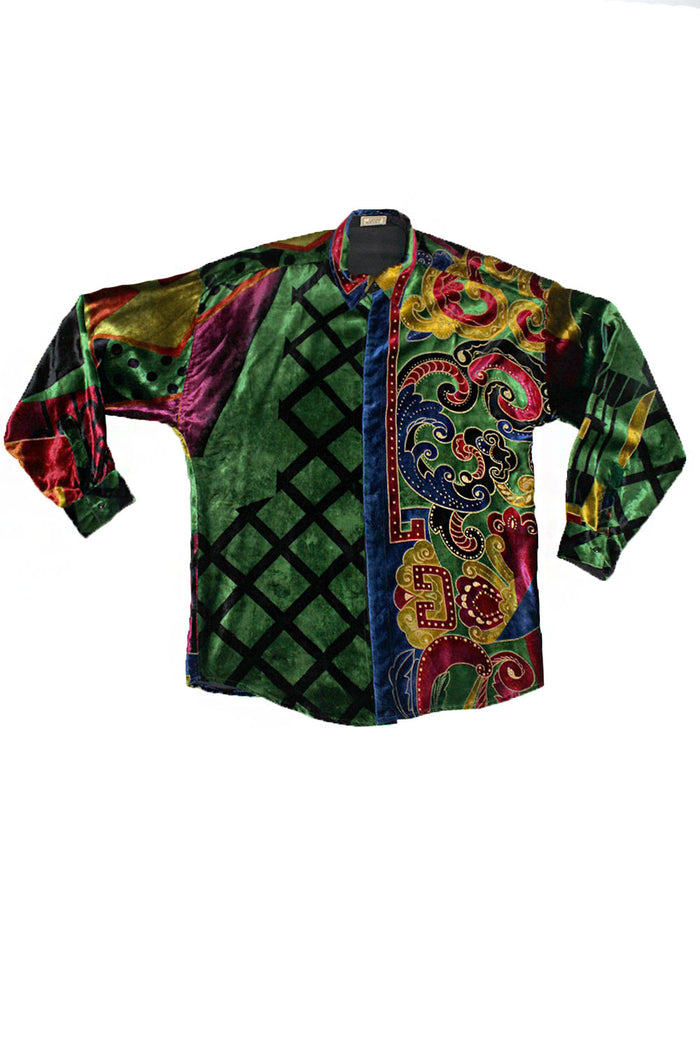 gianni versace vintage silk shirt