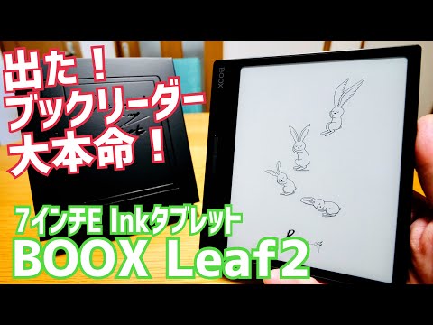 BOOX Leaf2 7インチ電子ペーパー搭載 GooglePlay 物理ボタン MicroSDXC