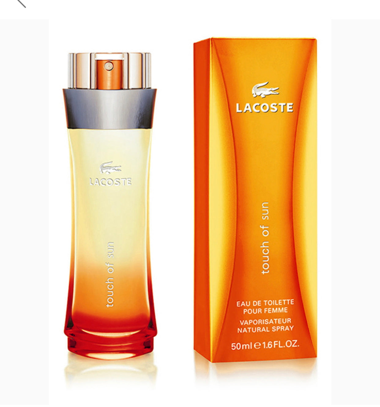 lacoste perfume touch of sun